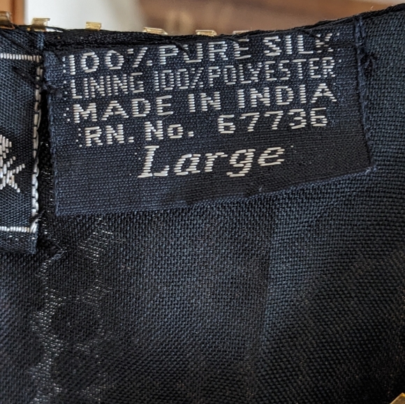 Vintage Gold Sequin Top, Size L - Picture 9 of 13